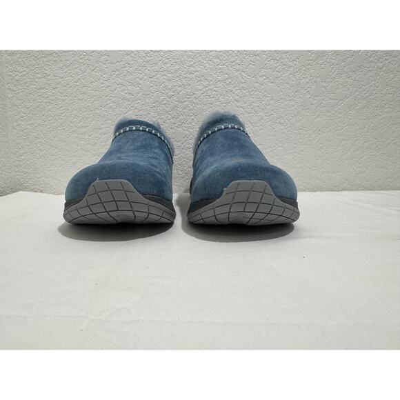 NOT AVAILABLE NIB Merrell Encore Ice 5 Clogs Suede Stonewash Blue Slip On Clogs - Picture 6 of 11